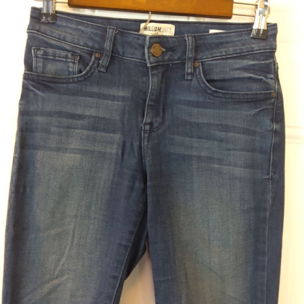 William Rast blue denim five pocket ankle skinny jeans